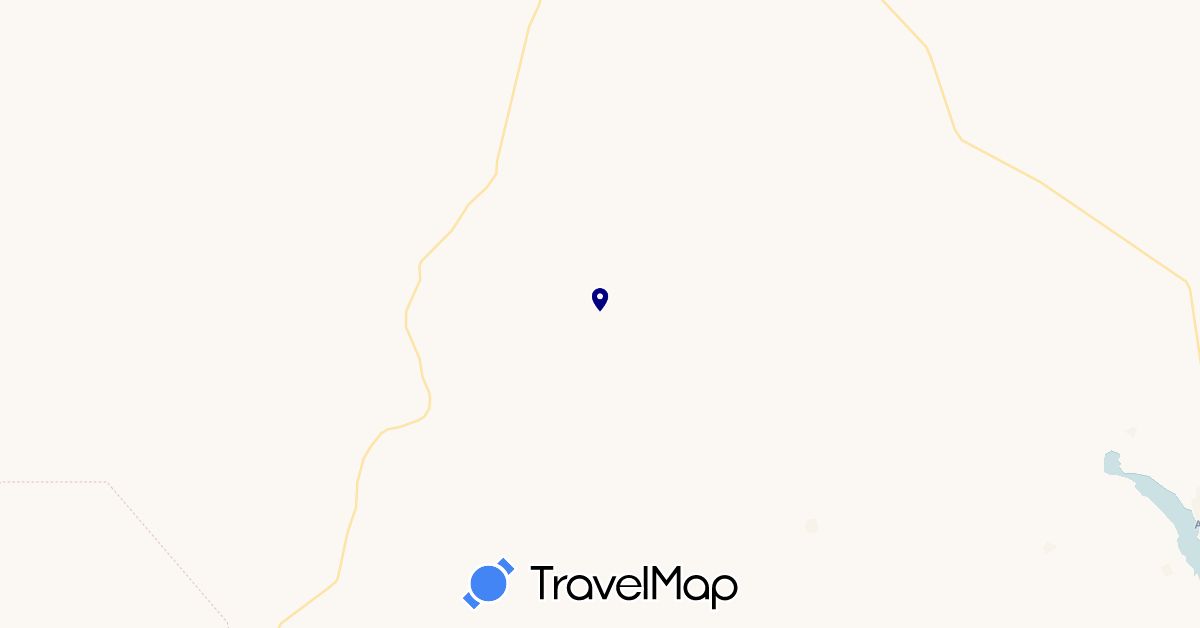 TravelMap itinerary: driving in Sudan (Africa)